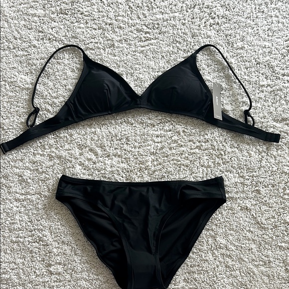Swim | J Crew French Bikini Top Classic Full Coverage Bottoms Nwt ...